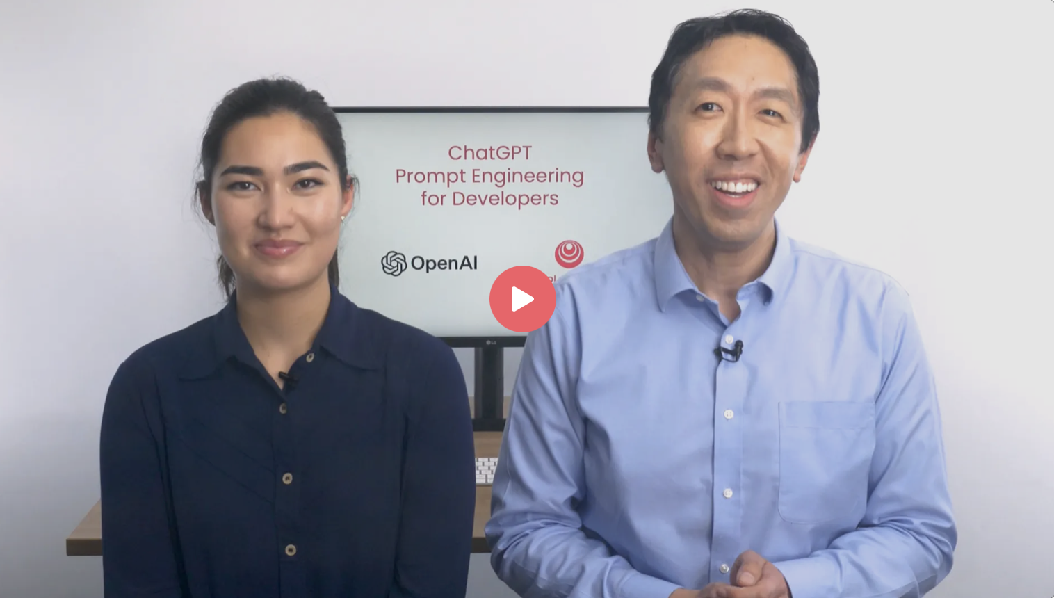 OpenAI &吴恩达|开发人员ChatGPT提示工程限时免费入门课