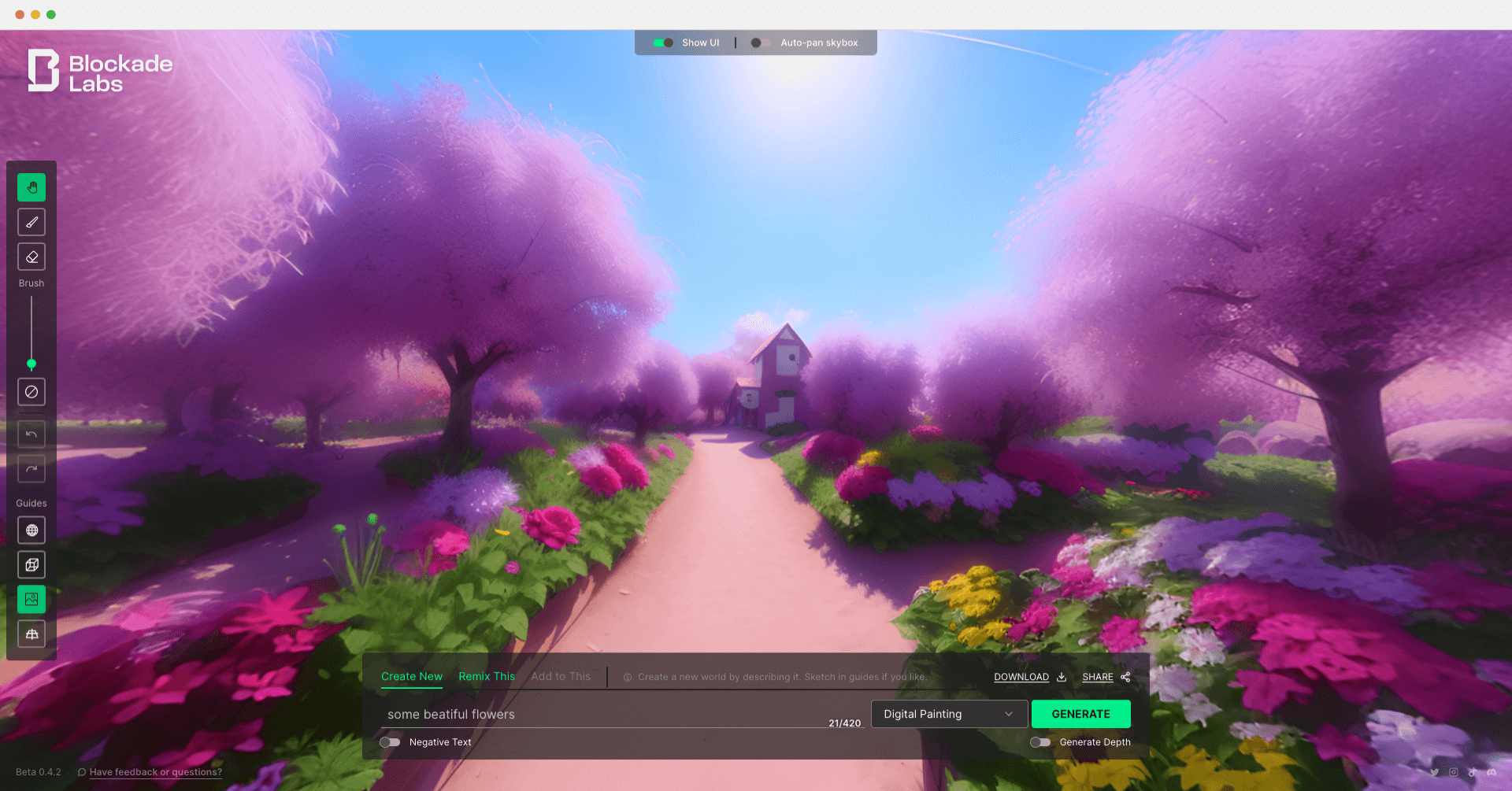 Skybox AI-一键生成3D场景图