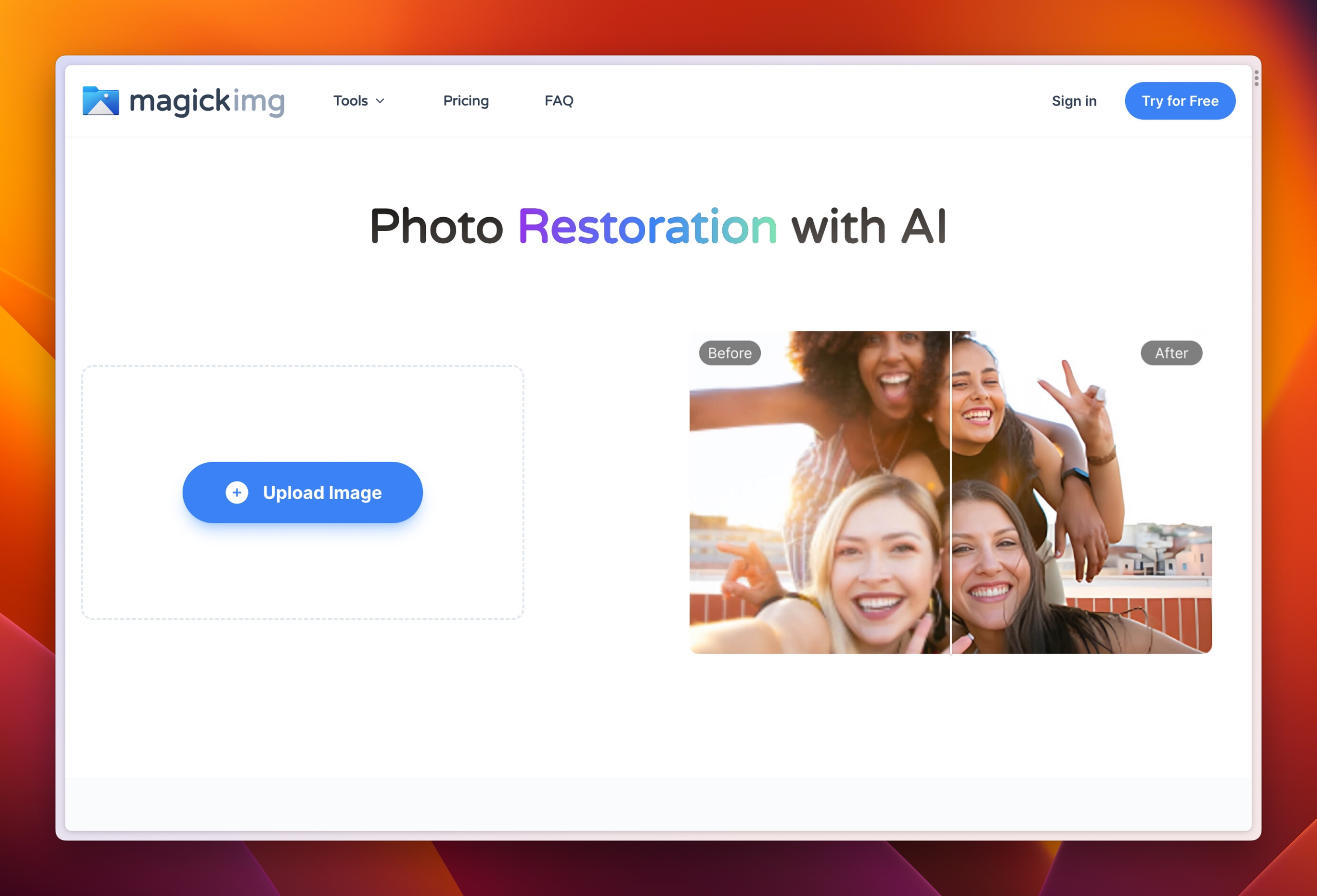 magickimg - AI 图片增强工具